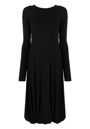 Jil Sander open-back midi dress - Black