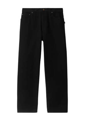 Burberry EKD-appliqué jeans - Black