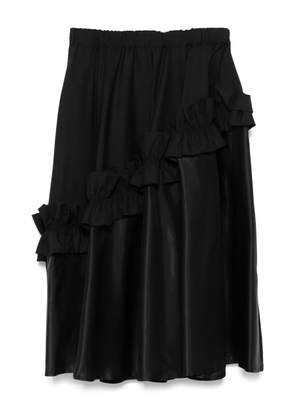 Noir Kei Ninomiya ruffle-detail skirt - Black