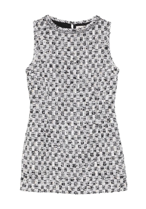 LIBEROWE tweed mini dress - Black