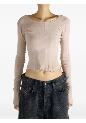 Marc Le Bihan open-back long-sleeve top - Neutrals