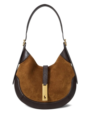 Polo Ralph Lauren small Polo ID shoulder bag - Brown