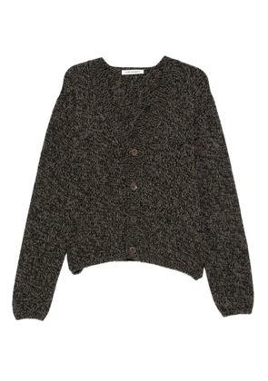 OUR LEGACY speckled V-neck cardigan - Grey