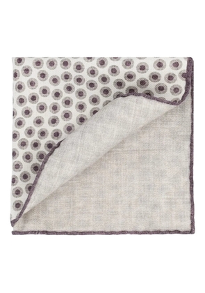 Brunello Cucinelli polka-dot pocket square - Neutrals