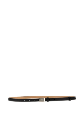 Max Mara plate leather belt - Black