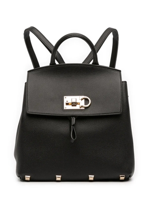 Ferragamo Pre-Owned 2000-2025 Leather Studio backpack - Black