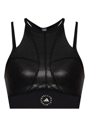 adidas by Stella McCartney panelled sports bra - Black