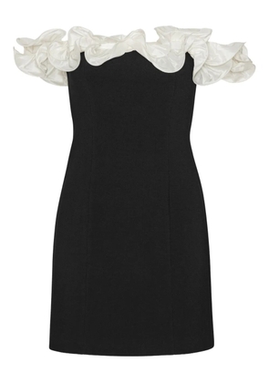 ROTATE BIRGER CHRISTENSEN ruffle mini dress - Black