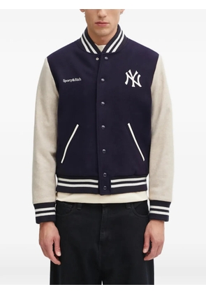 Sporty & Rich logo striped jacket - Blue