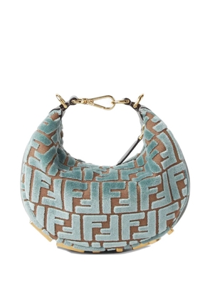 FENDI mini Fendigraphy jacquard shoulder bag - Green