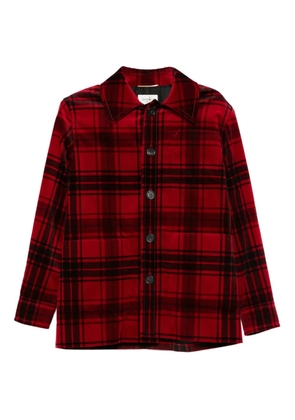 Saint Laurent checked jacket - Red