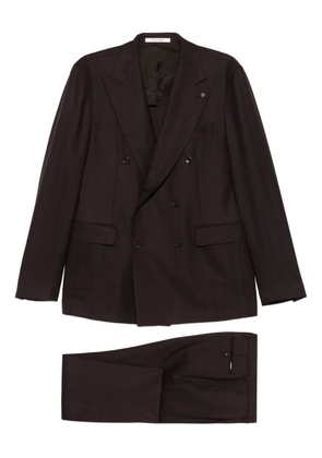 Tagliatore double-breasted suit - Brown