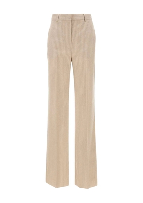 Max Mara pinstripe pleated trousers - Neutrals