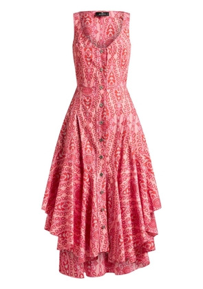ETRO medallion-motif sleeveless dress - Pink