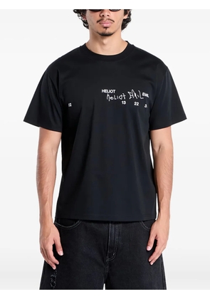 HELIOT EMIL Fulgens graphic-print T-shirt - Black