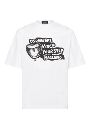 DSQUARED2 x Magliano printed T-shirt - White