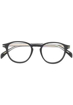 Eyewear by David Beckham round frame glasses - Black