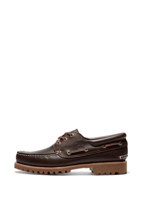 Timberland leather boat shoes - Brown