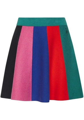JW Anderson striped mini skirt - Green