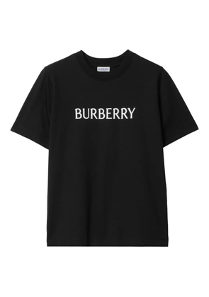 Burberry logo-print cotton T-shirt - Black