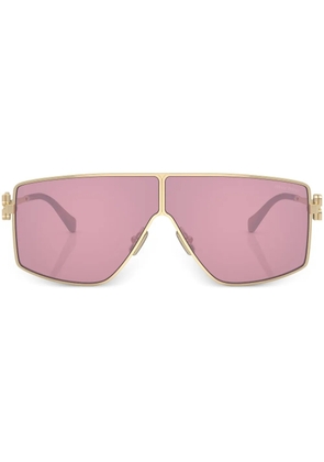 Miu Miu Eyewear oversize-frame tinted sunglasses - Gold