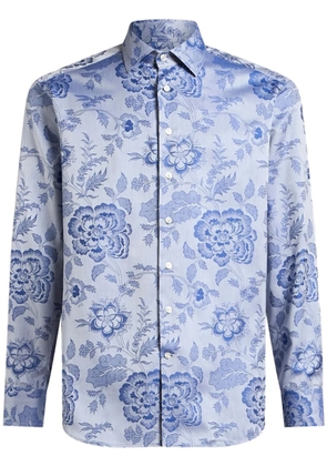 ETRO floral-print shirt - Blue