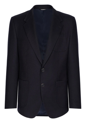 Dolce & Gabbana patch pocket single-breasted blazer - Blue