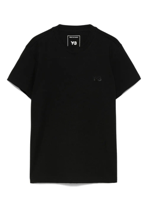 Y-3 logo-embroidered short-sleeve T-shirt - Black