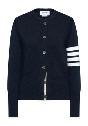 Thom Browne Intarsia 4-Bar intarsia cardigan - Blue