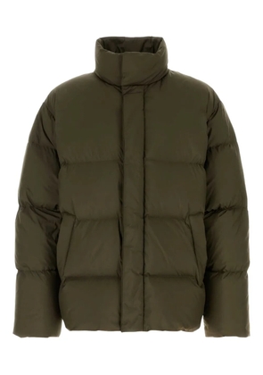 Saint Laurent high-neck puffer coat - Green