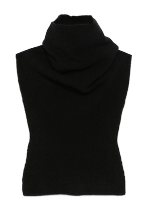 Rick Owens cowl neck top - Black