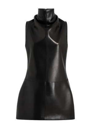 KHAITE Daria high-neck mini dress - Black
