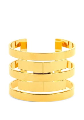 Elisabetta Franchi rigid cuff bracelet - Gold