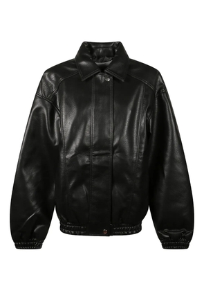 The Frankie Shop Prescott faux-leather jacket - Black