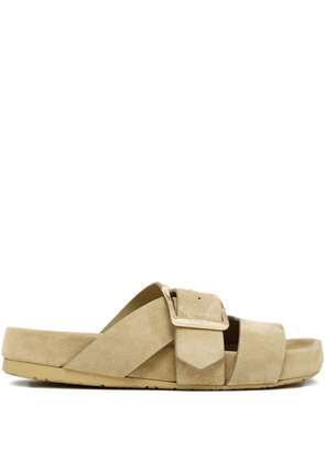 LOEWE buckle strap sandals - Neutrals