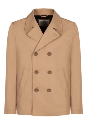 Herno double-breasted peacoat - Neutrals