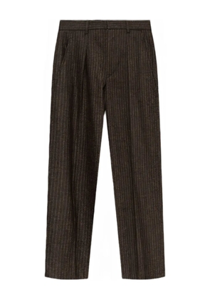 MARANT ÉTOILE Lisetta pinstripe trousers - Brown
