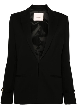 TWINSET strap-detail blazer - Black