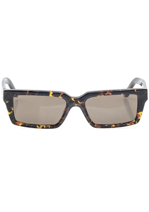 Off-White Eyewear Warren rectangle-frame sunglasses - Brown