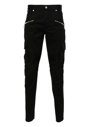Balmain cargo-pockets stretch-cotton trousers - Black