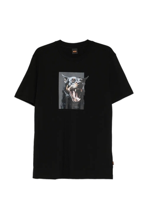 BOSS graphic-print T-shirt - Black