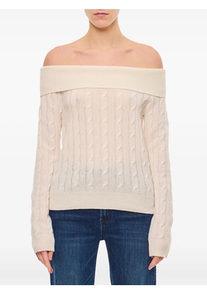 Ralph Lauren Collection off-shoulder sweater - Neutrals
