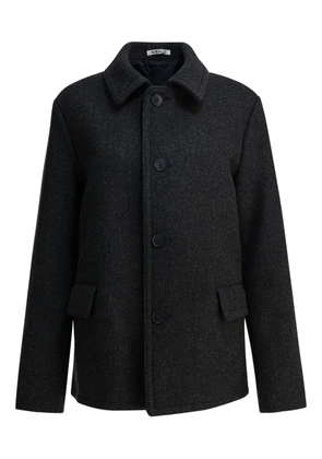Auralee single-breasted wool coat - Grey