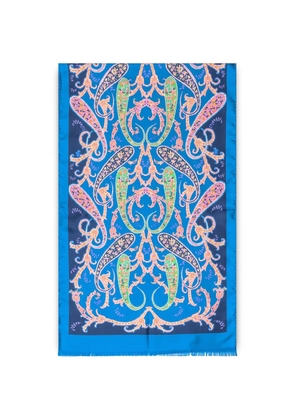 ETRO paisley-print scarf - Blue