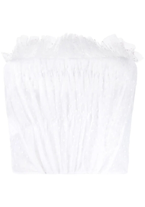 Philosophy Di Lorenzo Serafini cropped tulle bustier - White