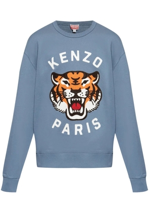 Kenzo Lucky Tiger embroidered sweatshirt - Blue