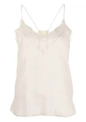 Zadig&Voltaire Christy silk camisole - Neutrals