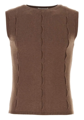 Gimaguas Forat tank top - Brown