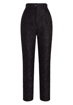 Dolce & Gabbana DNA brocade trousers - Black