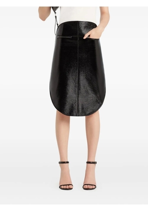 Courrèges high-waisted skirt - Black